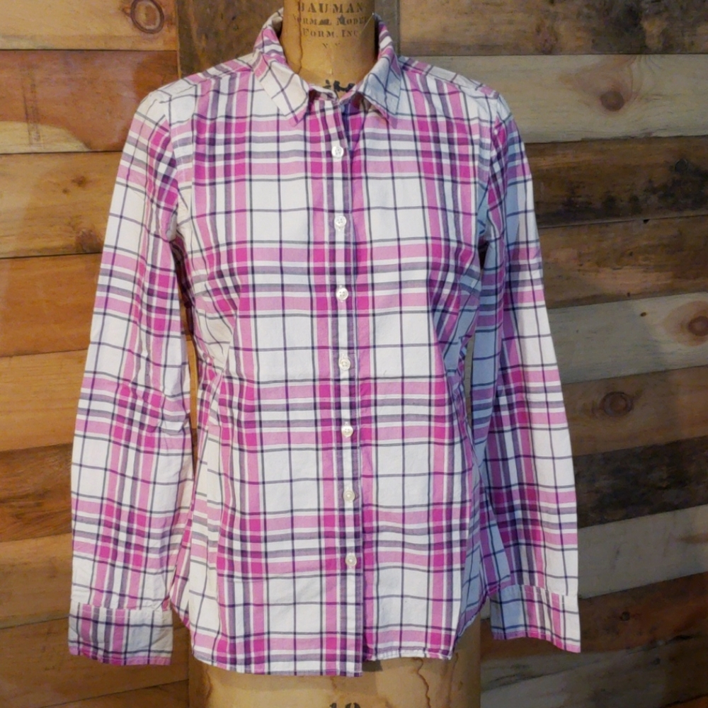Plaid button down